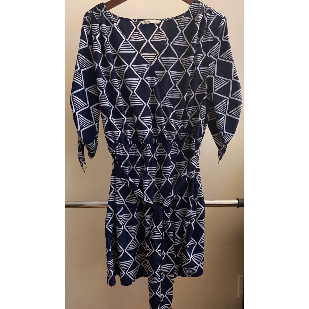 Old Navy Surplice Neck Summer Printed Dress